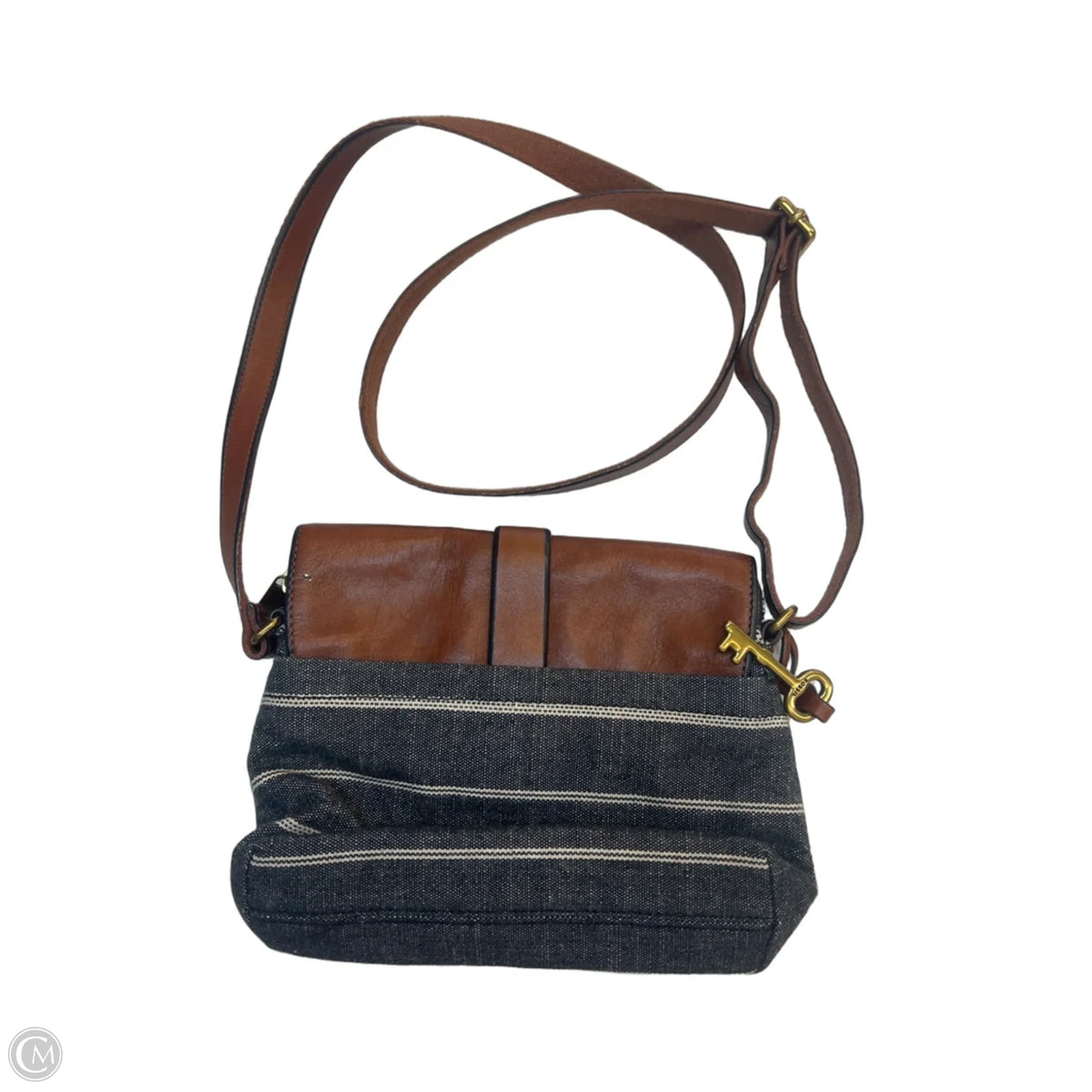 Handbag Designer By Fossil, Size: Small