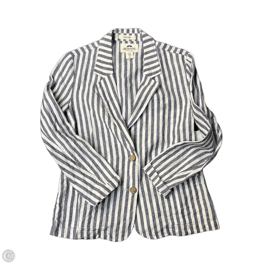 Blazer By British Khaki In Striped Pattern, Size: M