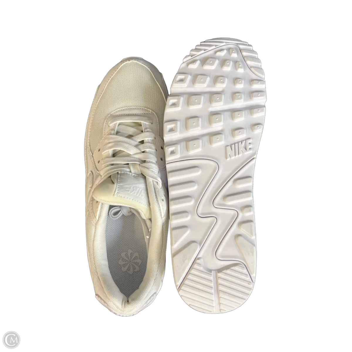 Shoes Athletic By Nike In White, Size: 10