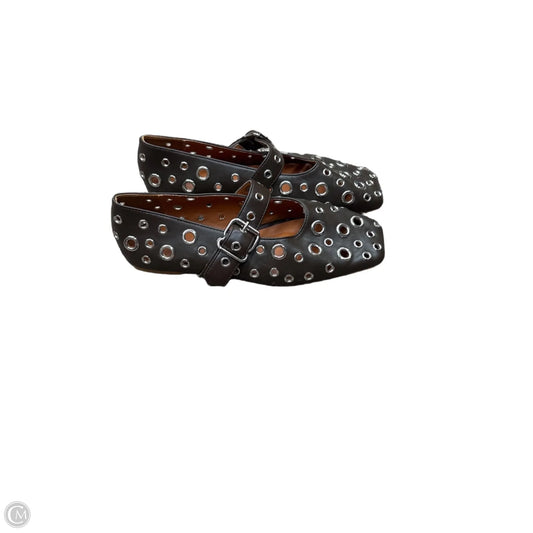 Shoes Flats By Cmc In Brown & Silver, Size: 7.5