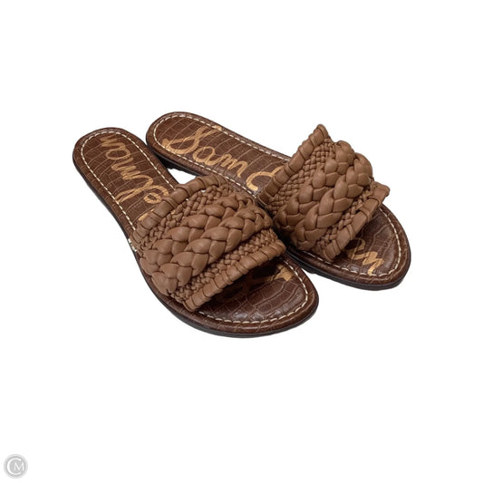 Sandals Flats By Sam Edelman In Brown, Size: 9