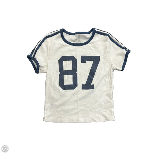 Top Short Sleeve Basic By As Revival In White, Size: M