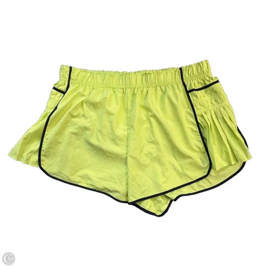 Athletic Shorts By We The Free In Yellow, Size: Xl