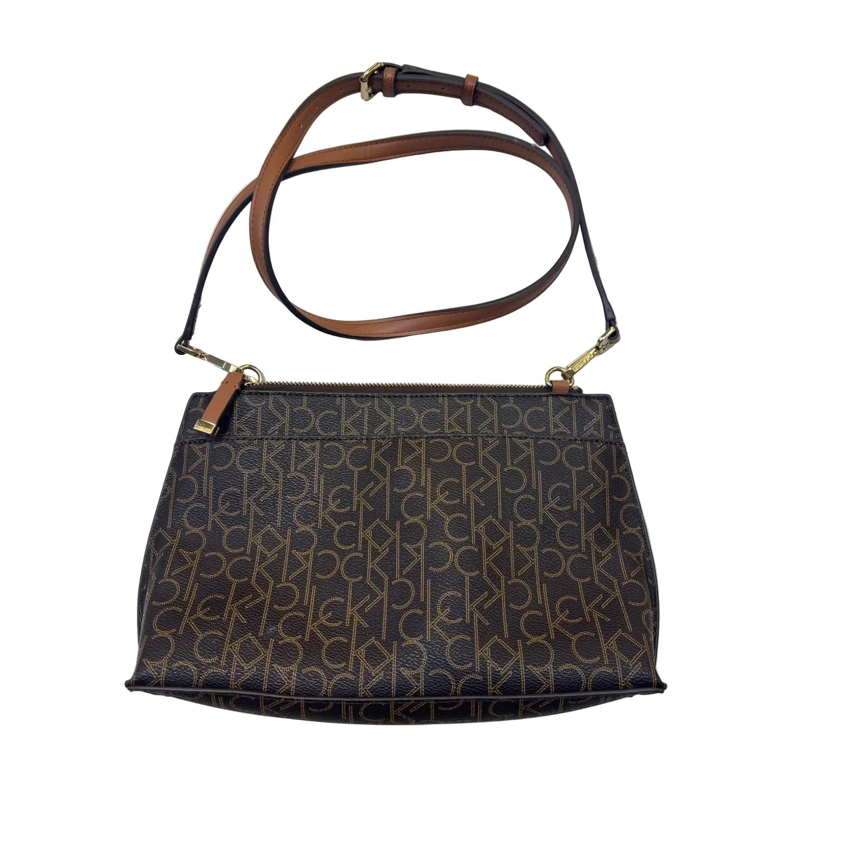 Crossbody Leather By Calvin Klein, Size: Small