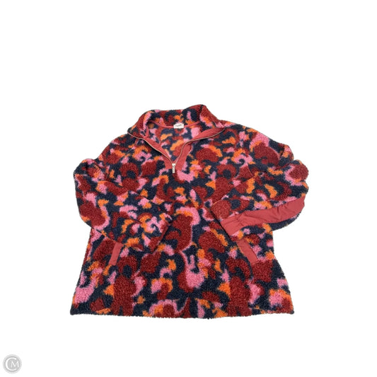 Jacket Fleece By Sage In Multi-colored, Size: S