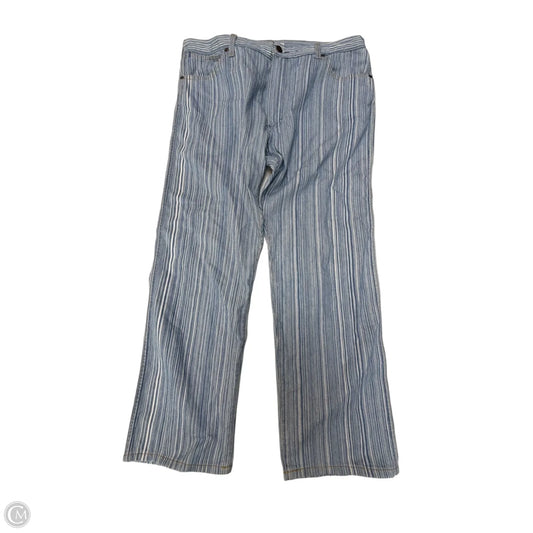 Jeans Straight By Wrangler In Striped Pattern, Size: 6