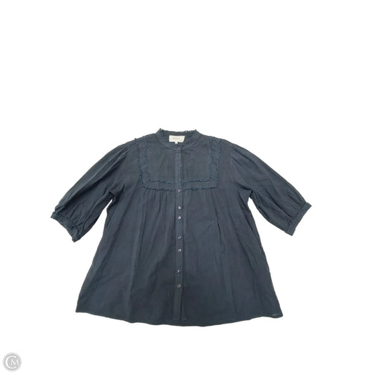 Top Long Sleeve Designer By Ba&sh In Black, Size: M
