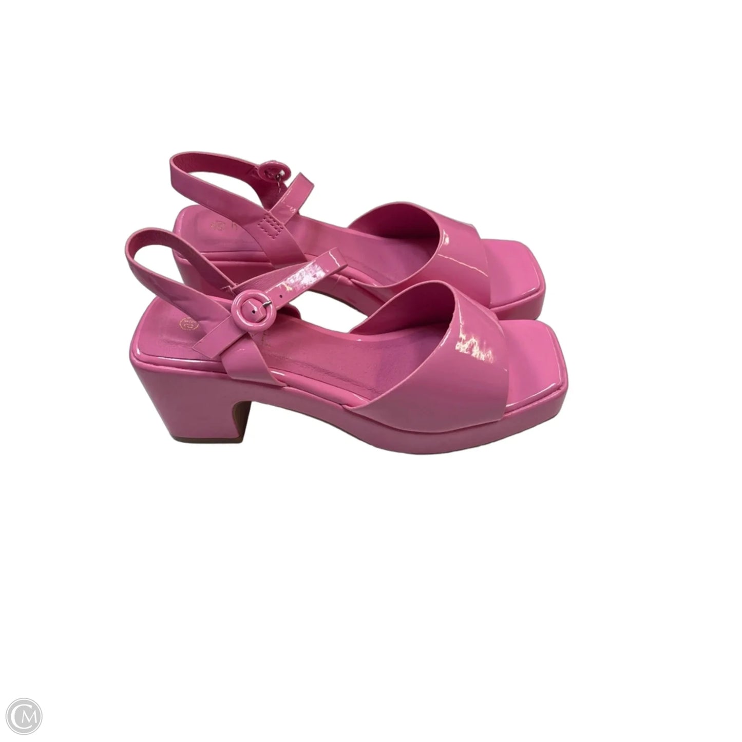 Shoes Heels Platform By Clothes Mentor In Pink, Size: 8.5