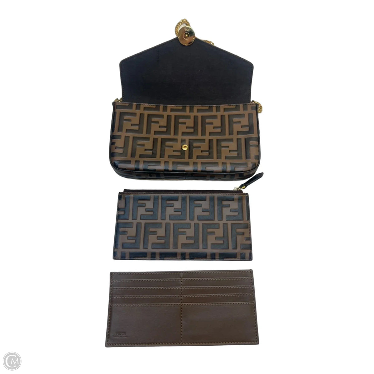 Crossbody Luxury Designer By Fendi, Size: Medium