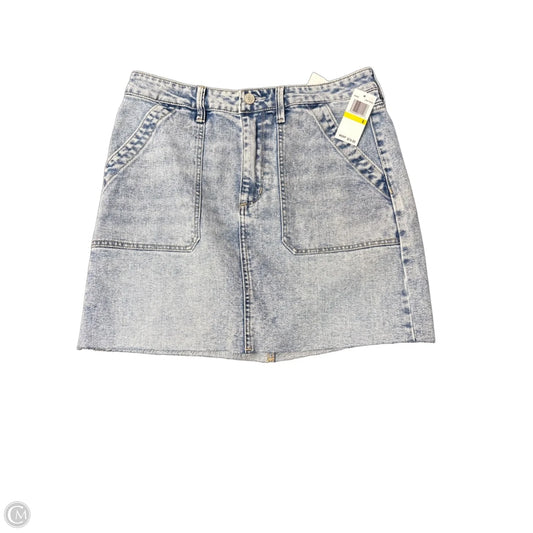 Skirt Mini & Short By Clothes Mentor In Blue Denim, Size: 8
