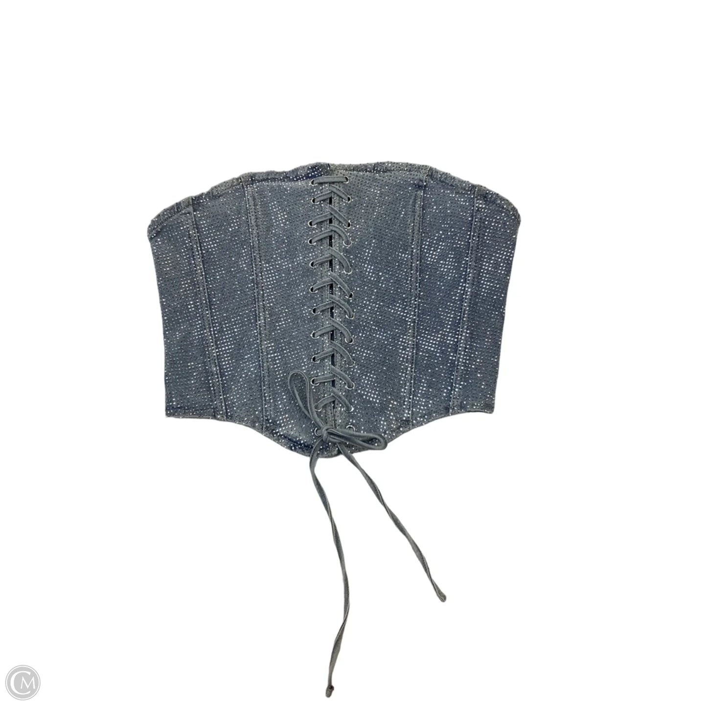 Top Sleeveless By Windsor In Blue Denim, Size: M