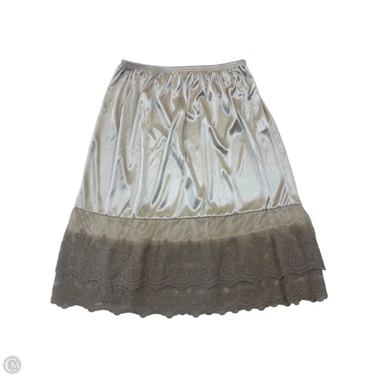 Skirt Midi By Clothes Mentor In Tan, Size: M