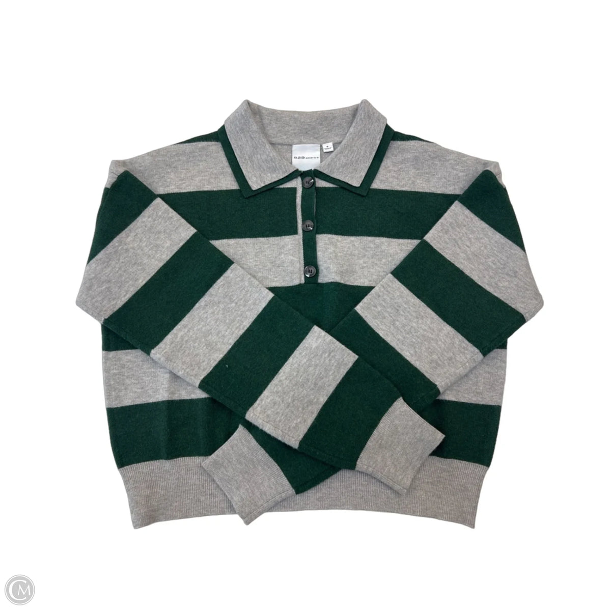 Top Long Sleeve By Clothes Mentor In Grey, Size: M