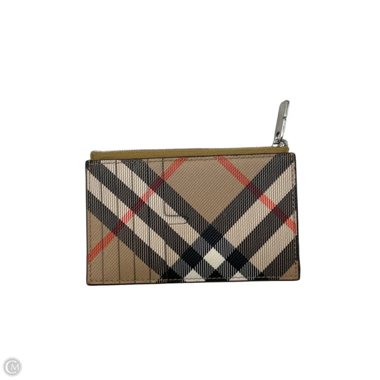 Wallet Luxury Designer By Burberry, Size: Small