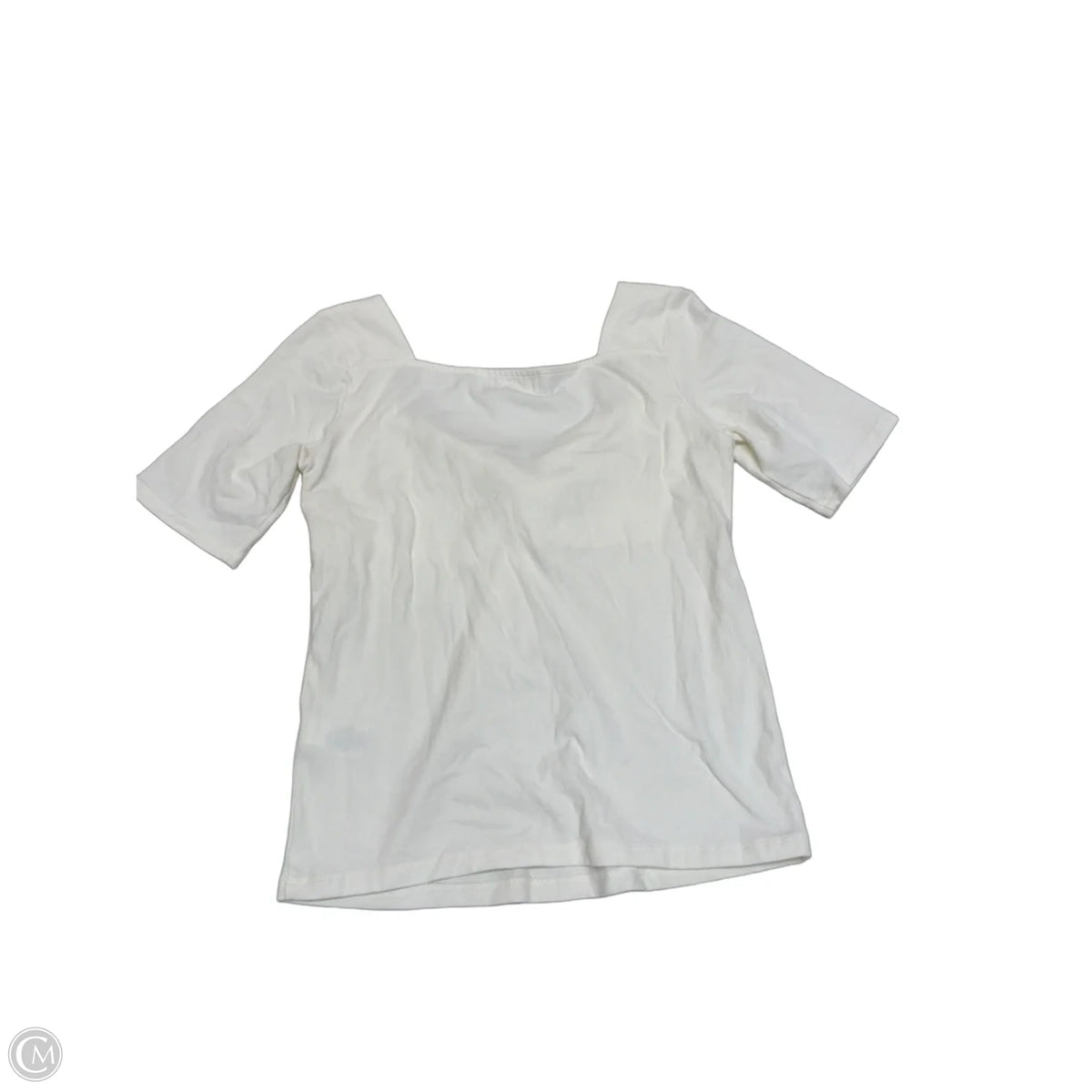 Top Short Sleeve By Nation In White, Size: S