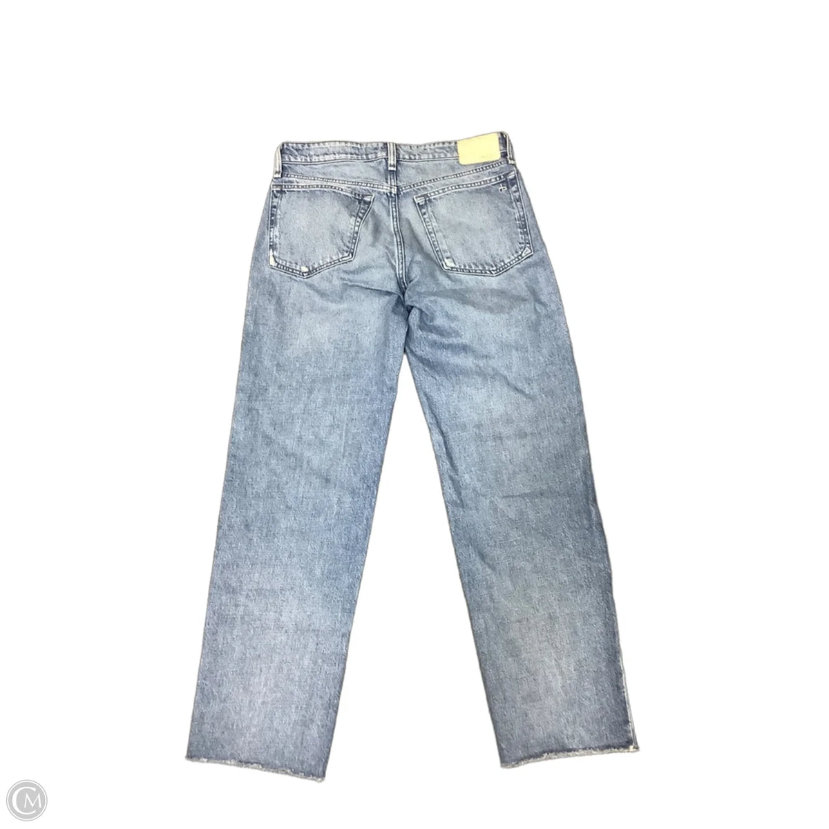Jeans Wide Leg By Rag & Bones Jeans In Blue, Size: 26