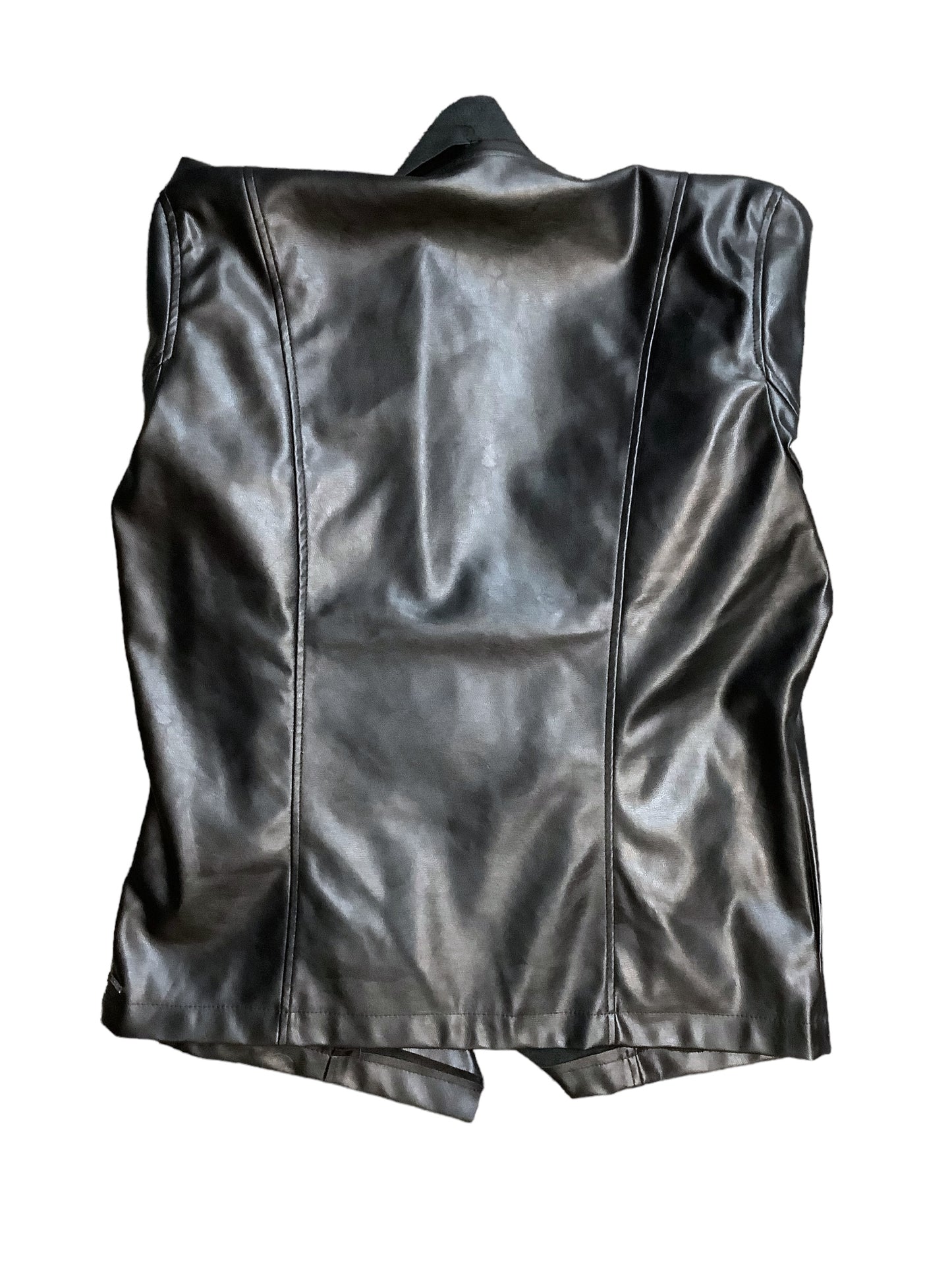 Jacket Faux Leather By Tahari By Arthur Levine  Size: M
