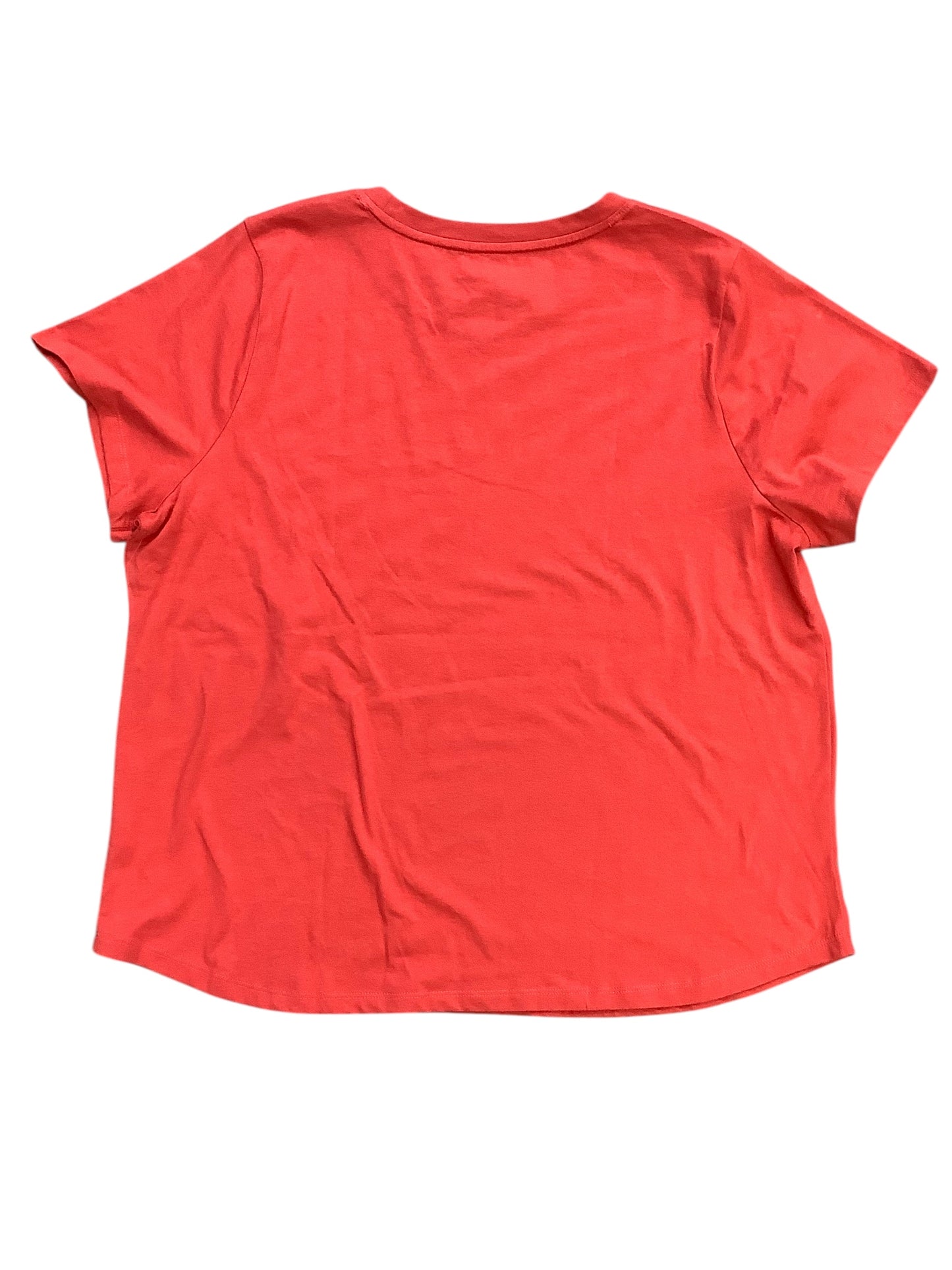 Top Short Sleeve Basic By Sonoma In Red, Size: Xxl