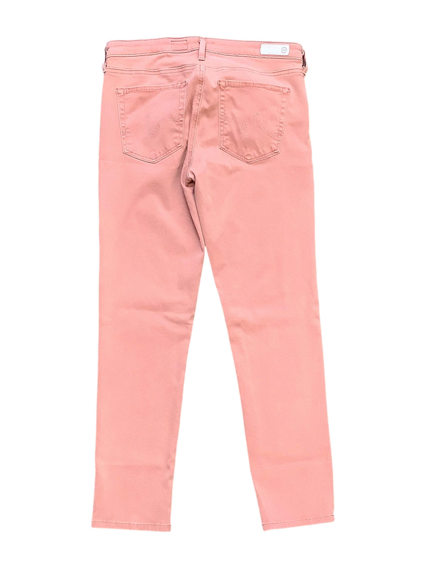 Jeans Cropped By Adriano Goldschmied In Pink, Size: 6/28