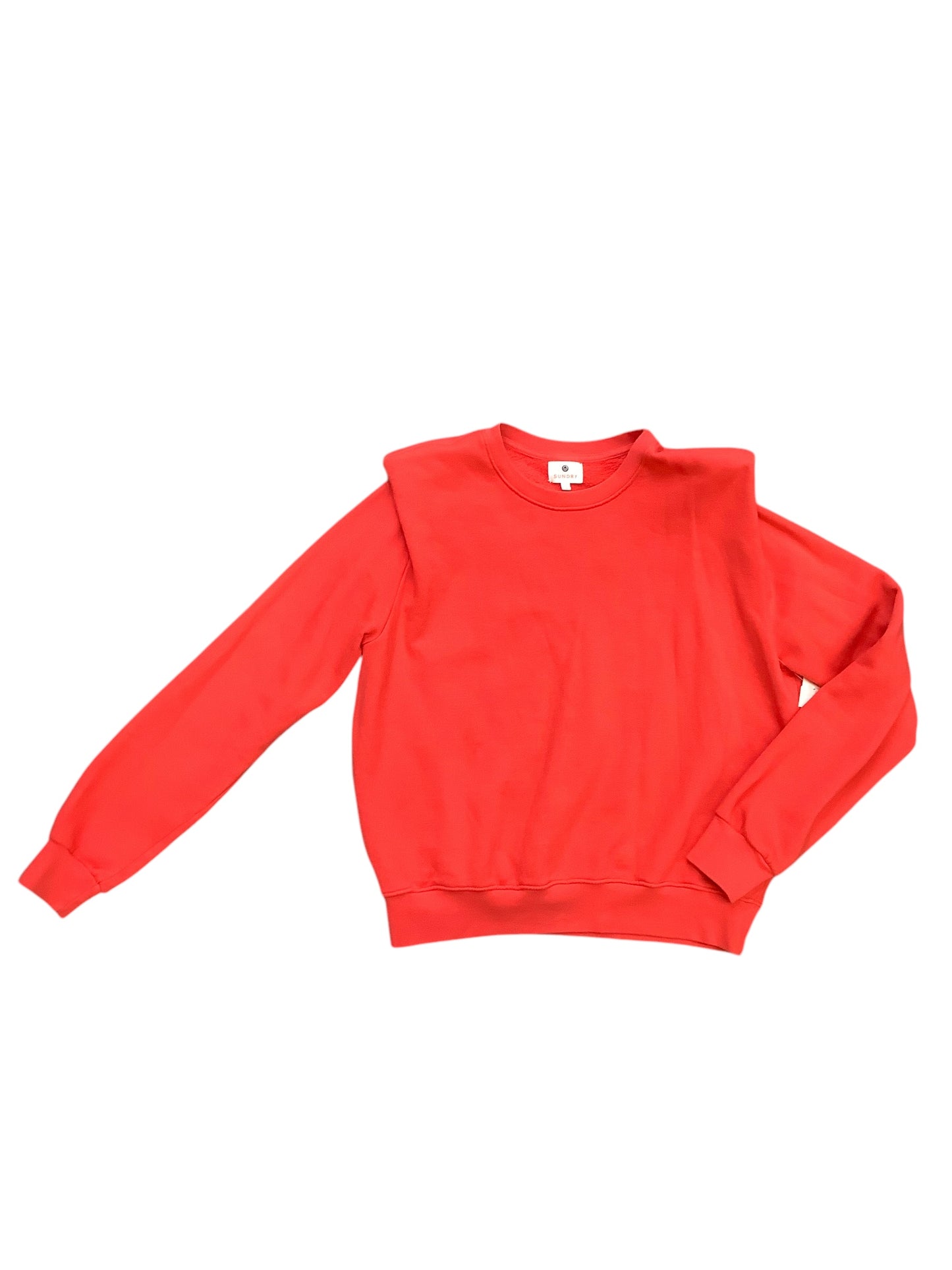 Sweatshirt Crewneck By Sundry In Orange, Size: S