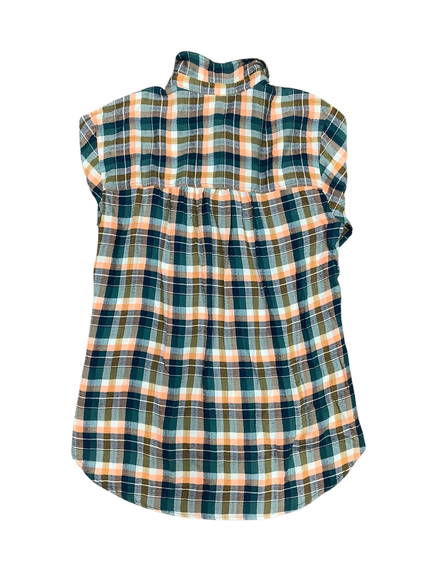 Top Long Sleeve By Pilcro In Plaid Pattern, Size: L