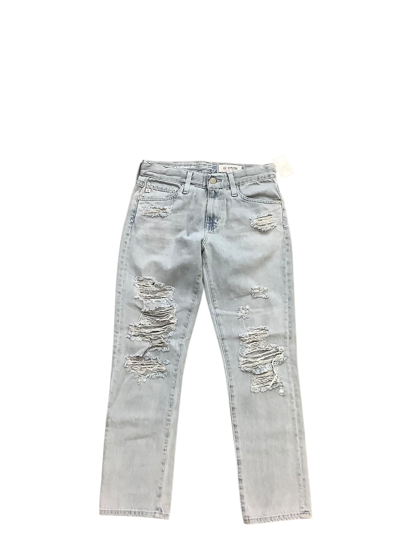 Jeans Boyfriend By Adriano Goldschmied In Blue Denim, Size: 0