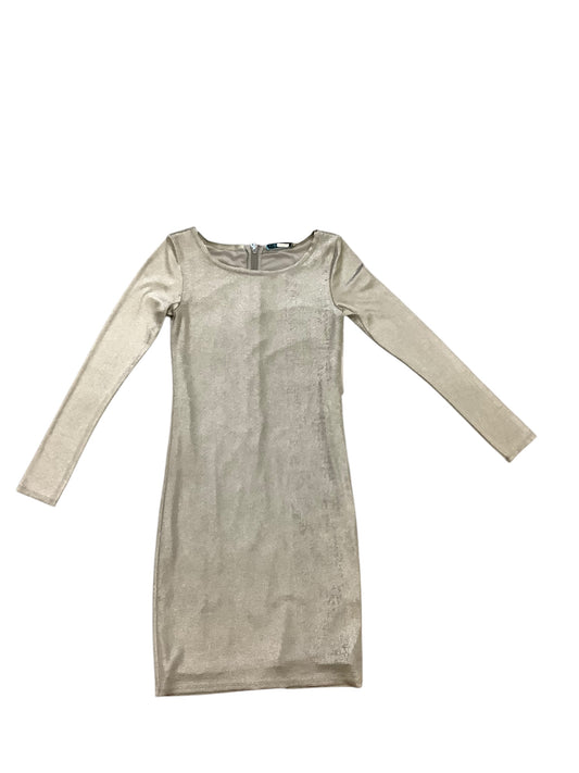 Dress Party Midi By Alice + Olivia In Gold, Size: 0