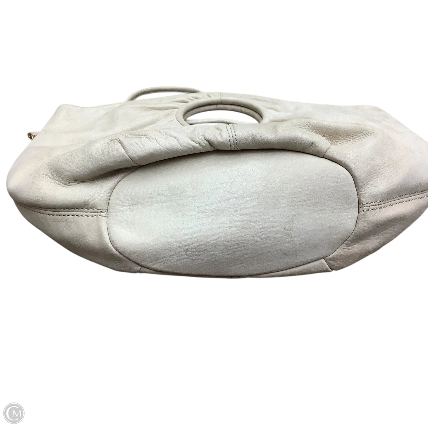 Handbag Leather By Hobo Intl, Size: Medium