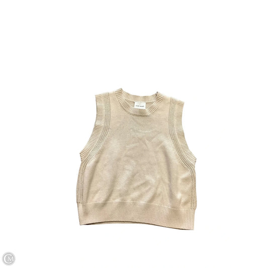 Vest Sweater By Pink Rose In Cream, Size: Xl