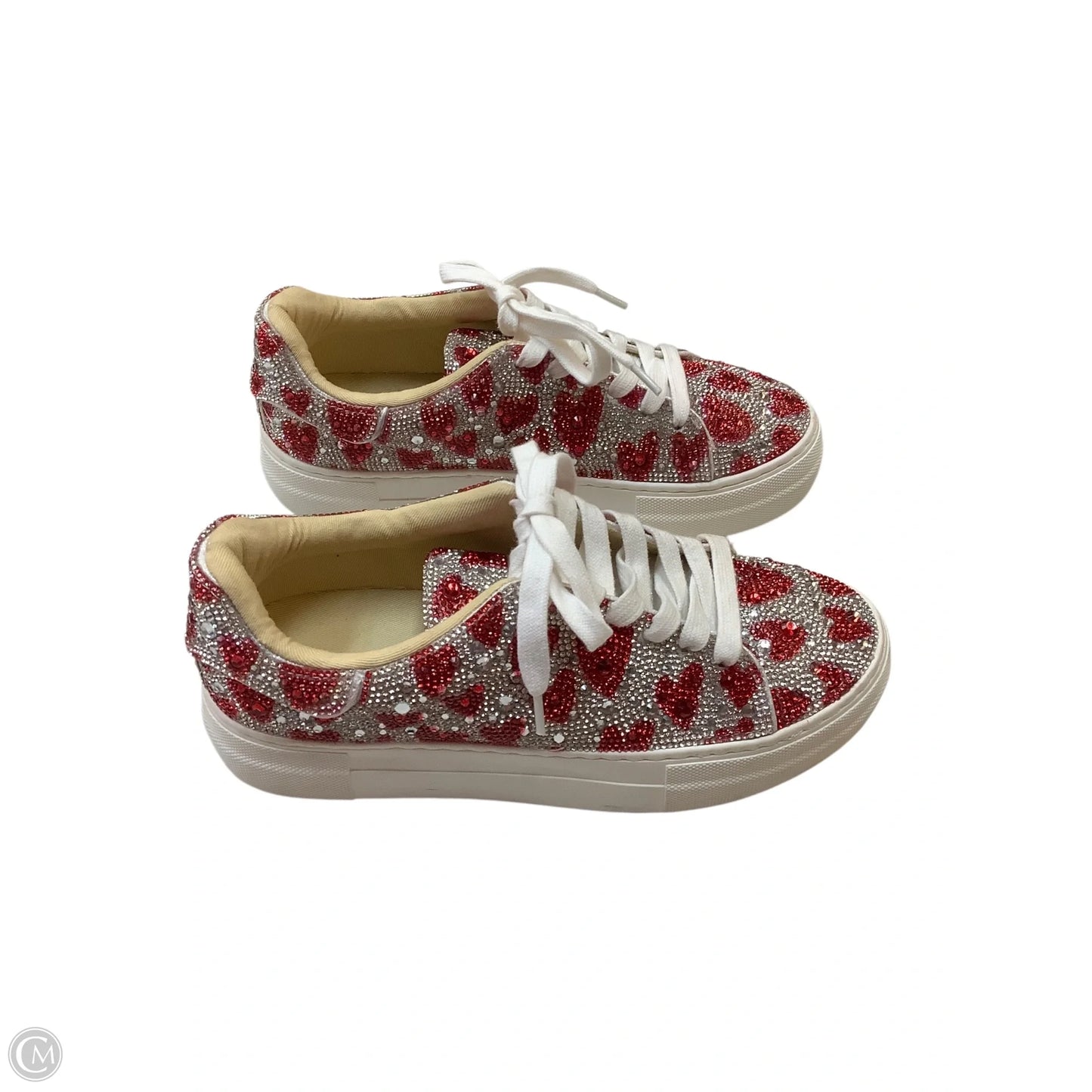 Shoes Sneakers By Betsey Johnson In White, Size: 6