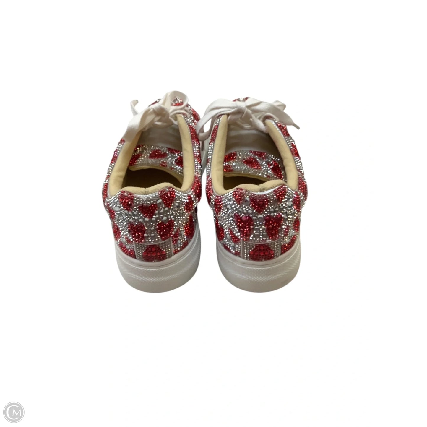 Shoes Sneakers By Betsey Johnson In White, Size: 6