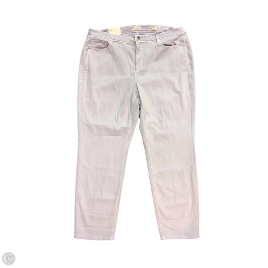Jeans Straight By J. Jill In Purple, Size: 20