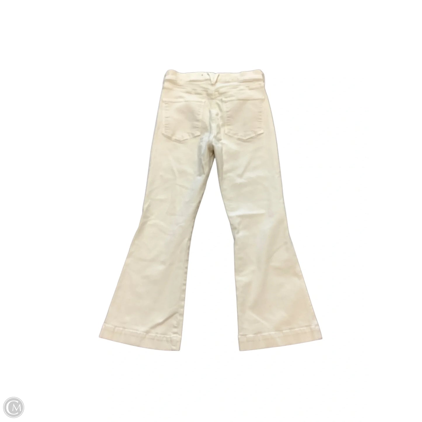 Jeans Flared By Veronica Beard In Cream, Size: 10