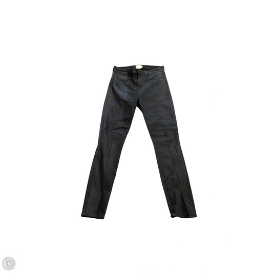 Jeans Straight By L Agence In Black Denim, Size: 6 (29)