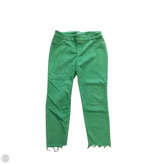 Jeans Jeggings By Chicos In Green, Size: 10