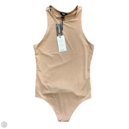 Bodysuit By Express In Tan, Size: Xs