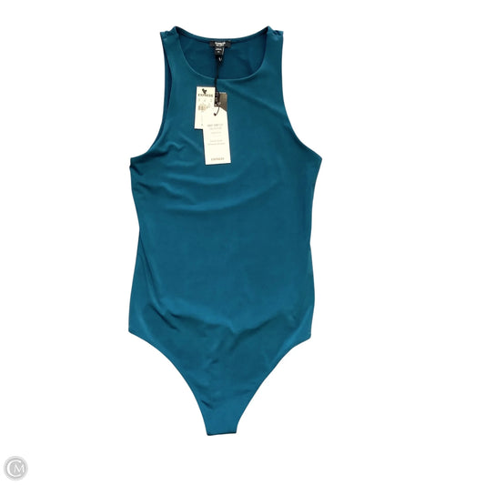 Bodysuit By Express In Teal, Size: Xs