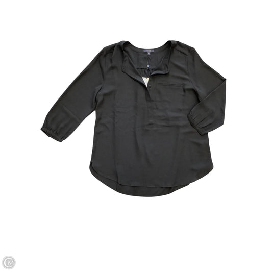 Blouse Long Sleeve By Not Your Daughters Jeans In Black, Size: L