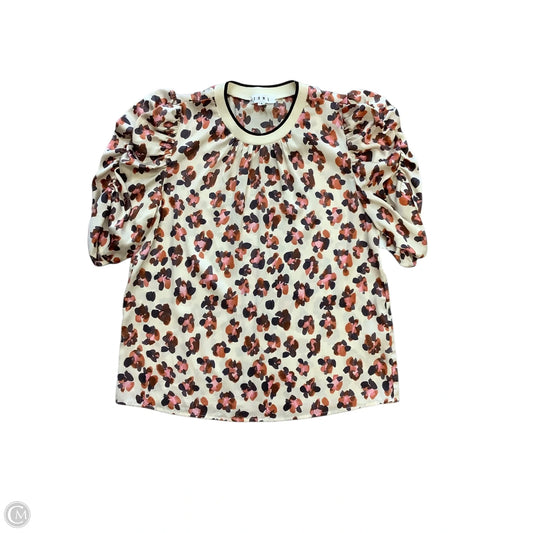 Top Short Sleeve By Thml In Pink & Tan, Size: S