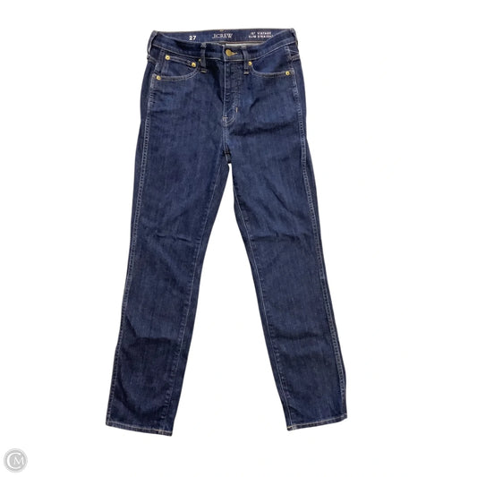 Jeans Straight By J. Crew In Blue Denim, Size: 4(27)