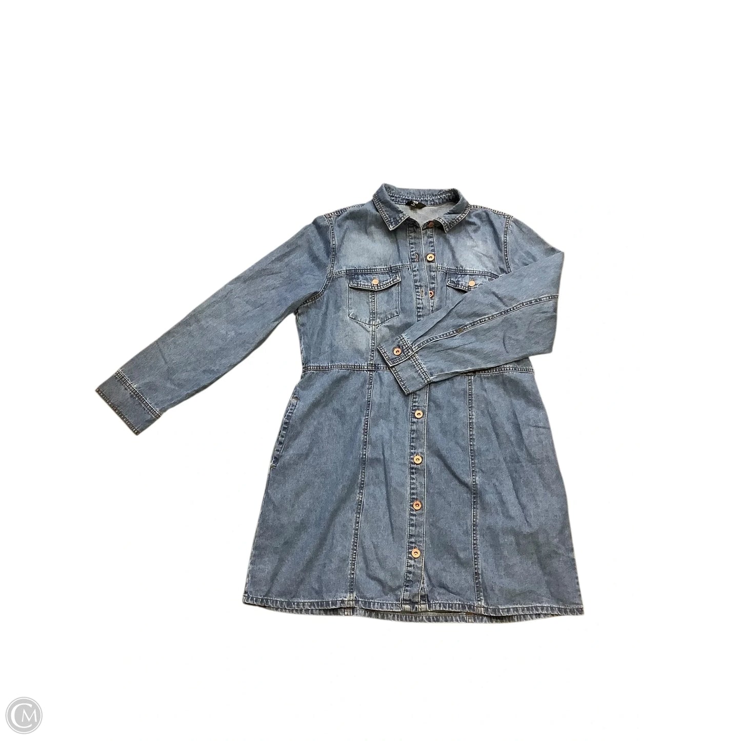 Dress Designer By Frye In Blue Denim, Size: Xl