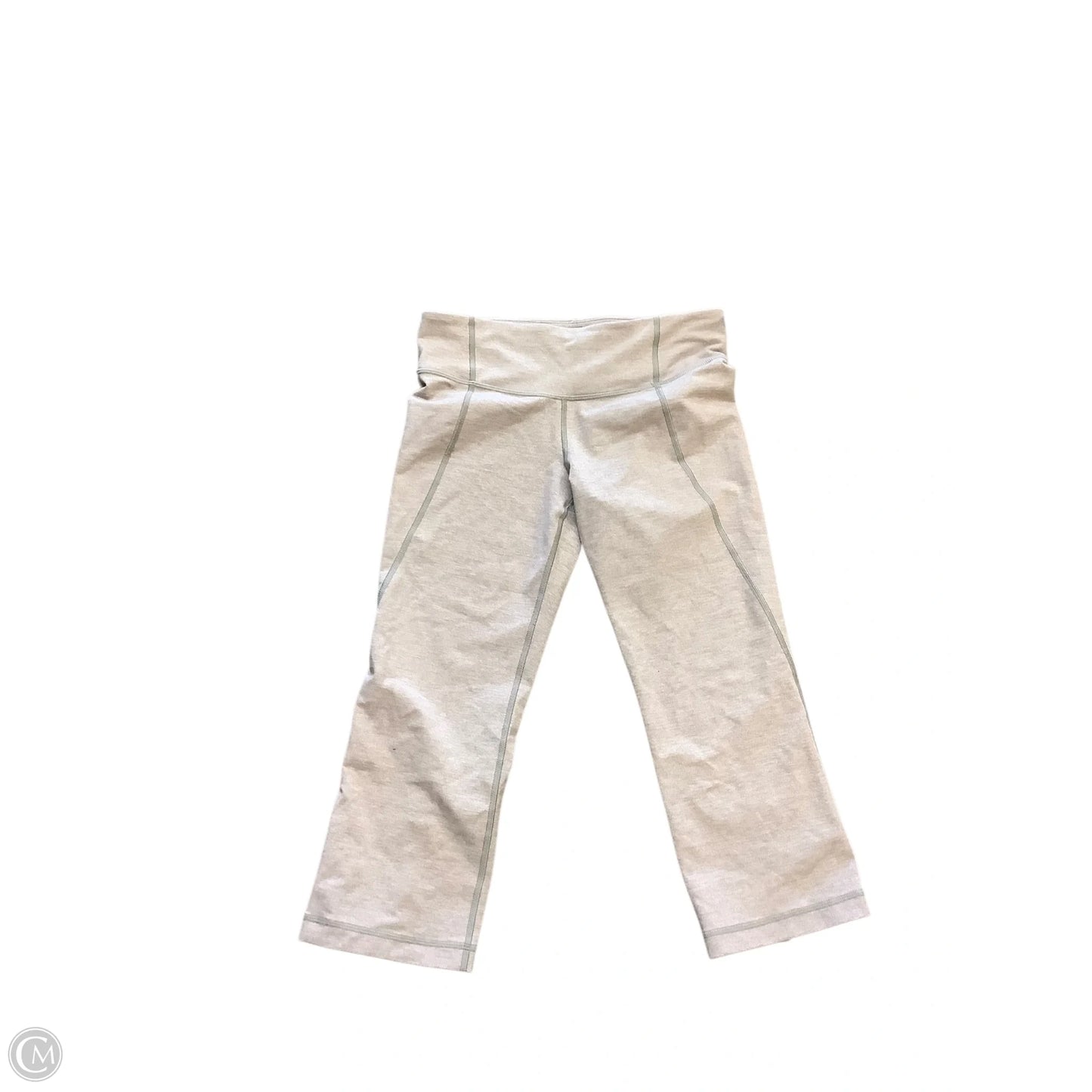 Athletic Leggings Capris By Lululemon In Grey, Size: 6