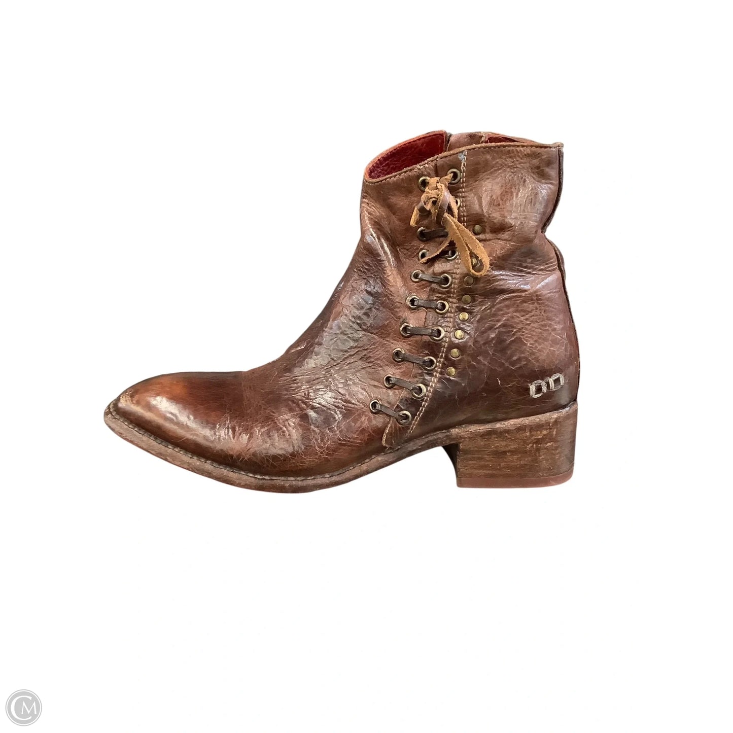 Boots Ankle Flats By Bed Stu In Brown, Size: 9.5