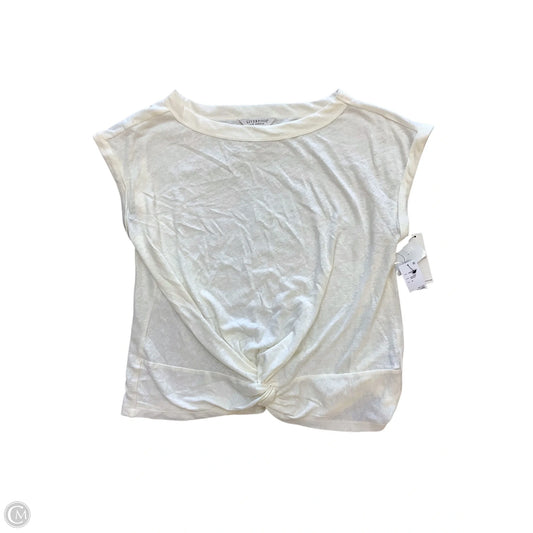 Top Sleeveless Basic By Liverpool In Cream, Size: M