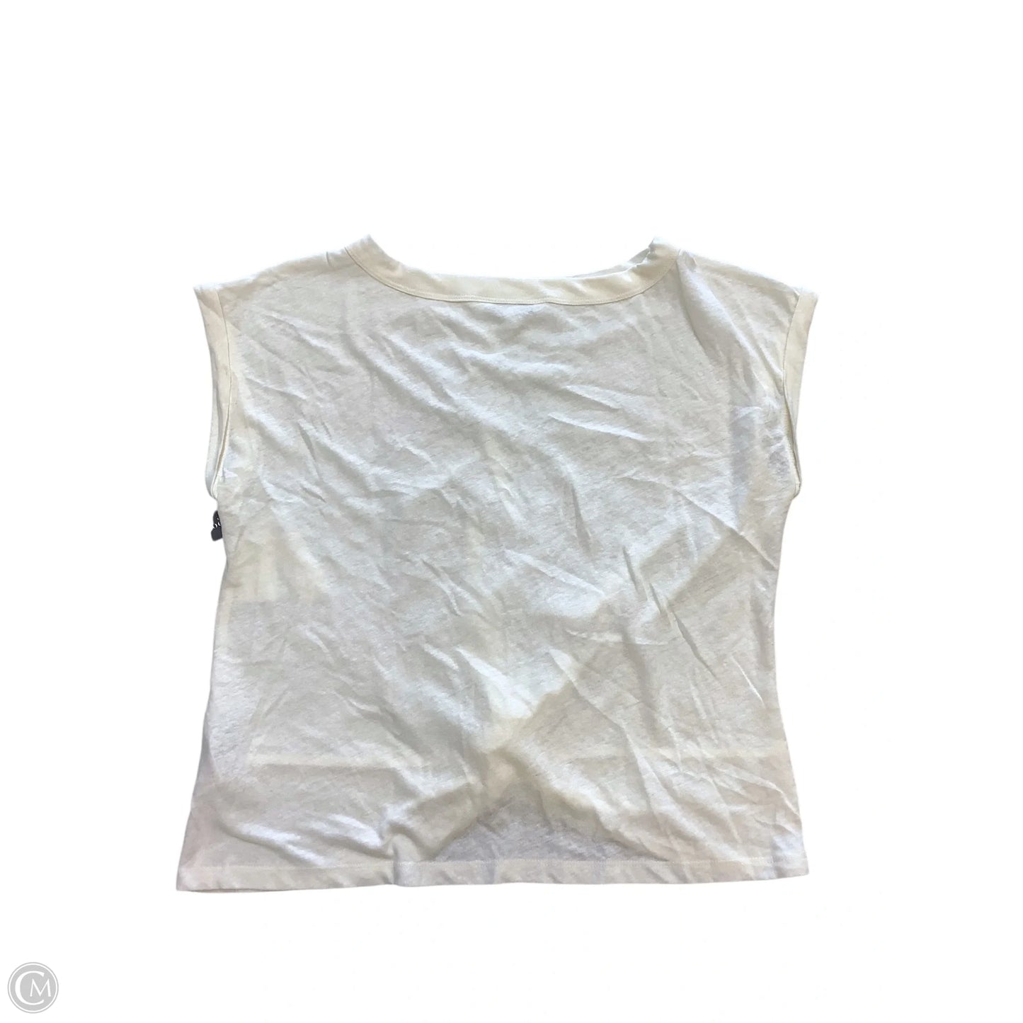 Top Sleeveless Basic By Liverpool In Cream, Size: M