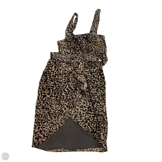 Skirt Set 2pc By Rachel Zoe In Animal Print, Size: Xs