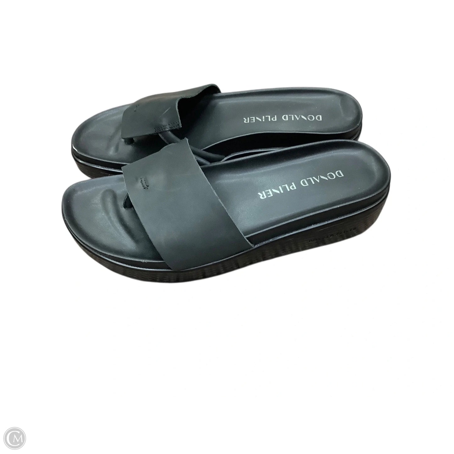 Sandals Heels Platform By Donald Pliner In Black, Size: 6.5