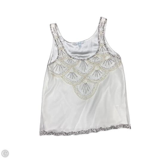 Blouse Sleeveless By Cmc In White, Size: M