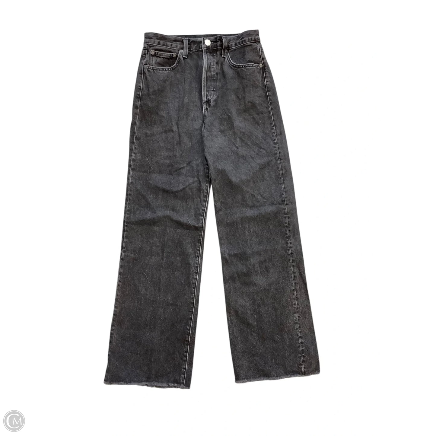 Jeans Wide Leg By Aritzia In Black Denim, Size: 2(25)