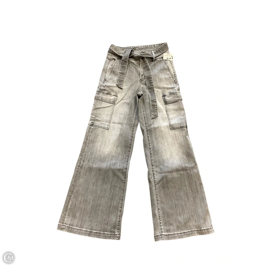 Jeans Wide Leg By White House Black Market In Grey Denim, Size: 6